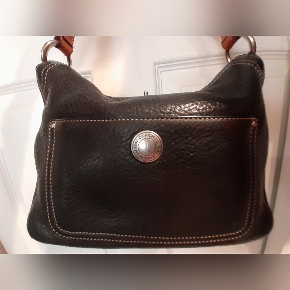Coach Black Leather Purse